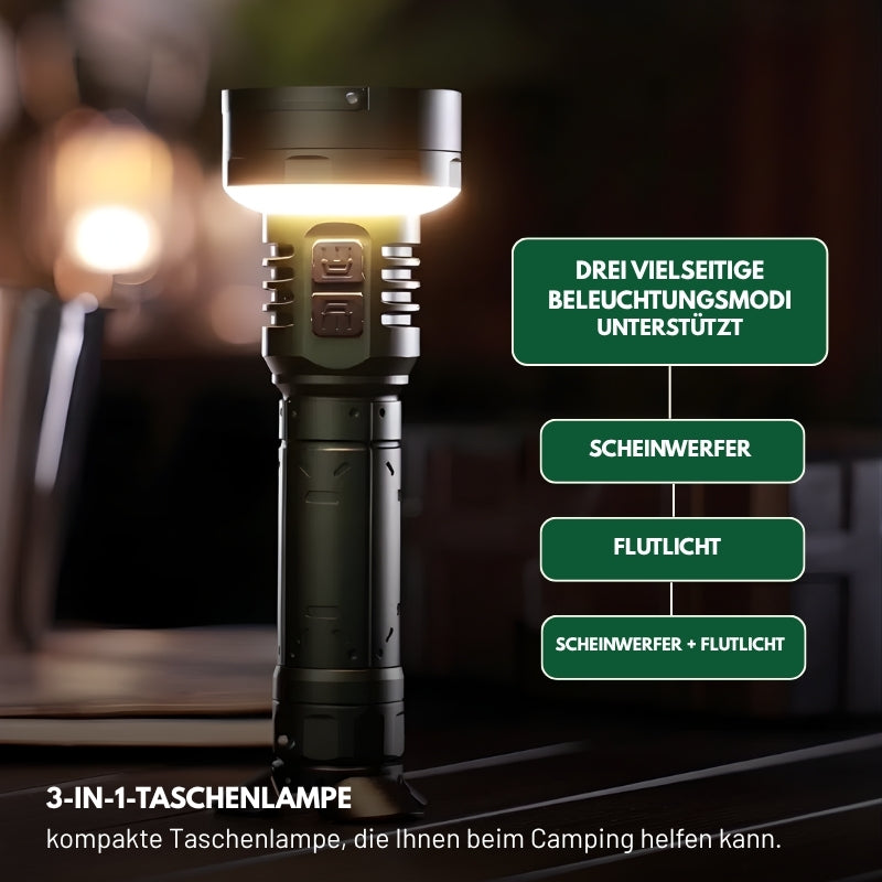 3-in-1 Camping Taschenlampe