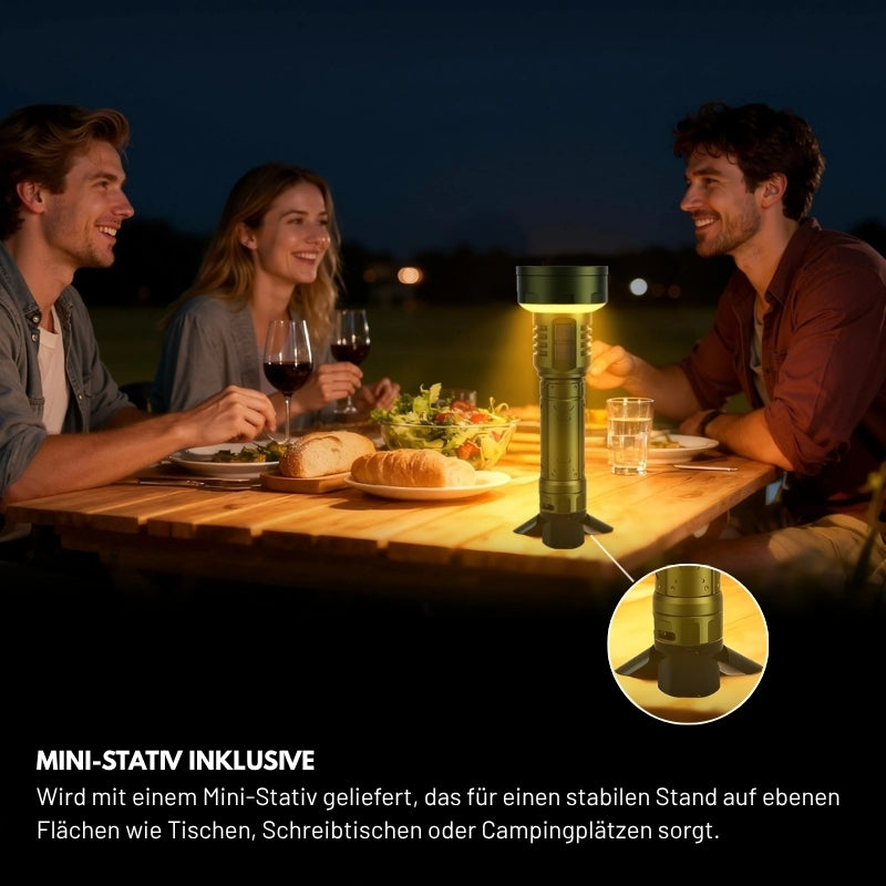 3-in-1 Camping Taschenlampe