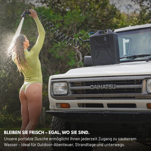 Tragbare Outdoor-Dusche Pro